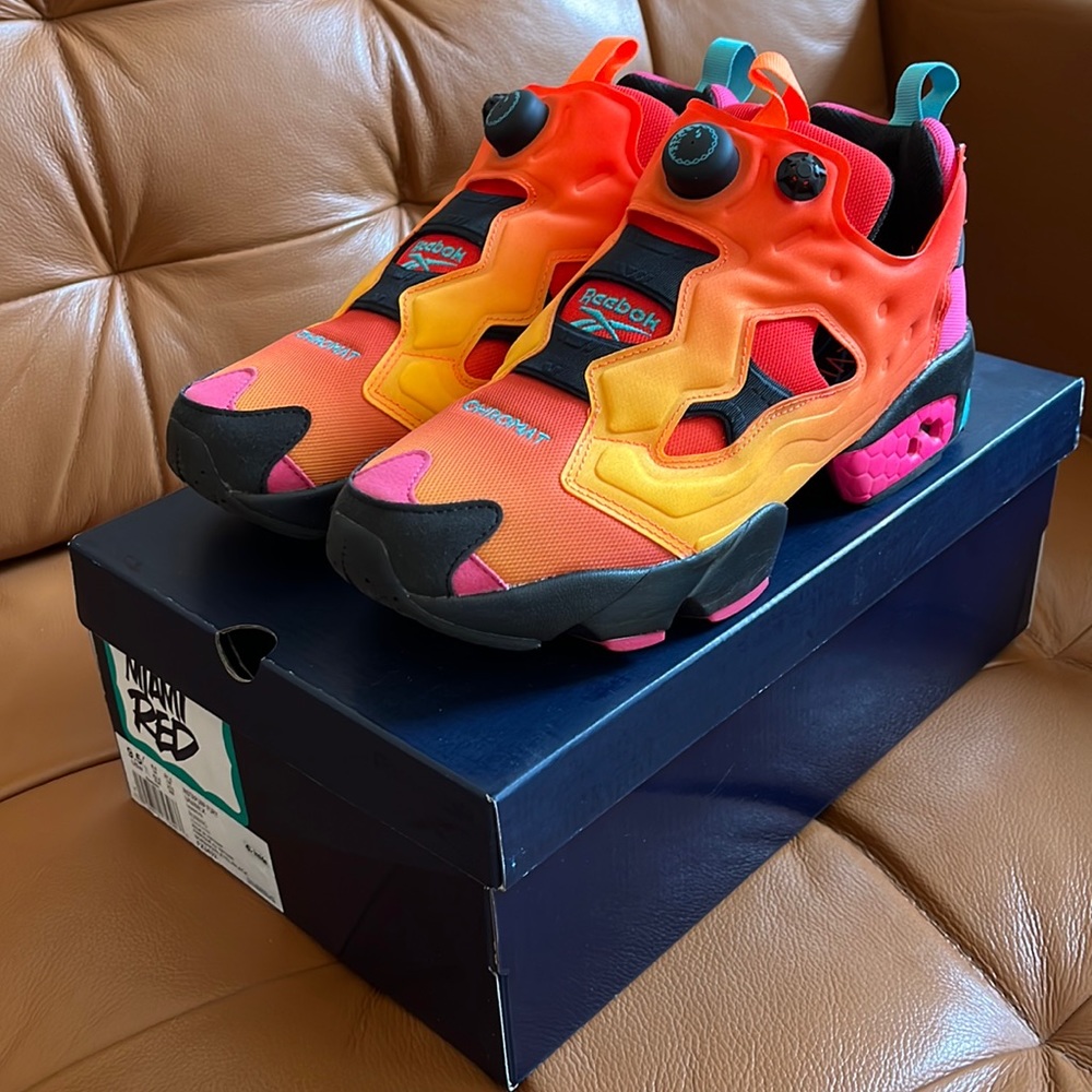 Reebok Instapump Fury X Chromat Miami Red